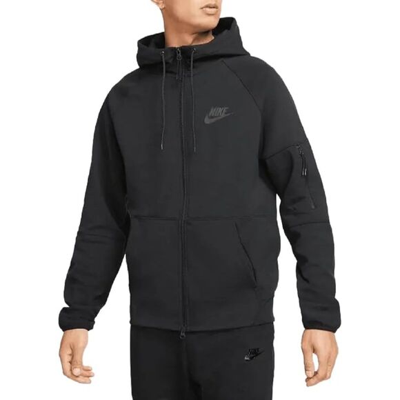 Nike Men's Sportswear Tech Essentials FullZip Fleece Hoodie. SIZE M - DD5284-010